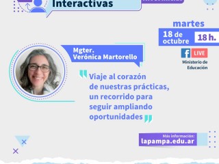 Dictarán charla interactiva virtual de nivel Inicial 